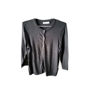 Black Cardigan Sweater sz M